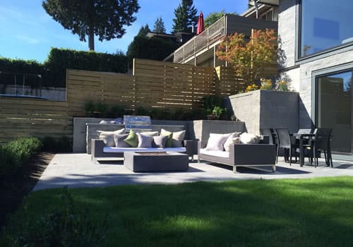 west vancouver residential landscaping installation