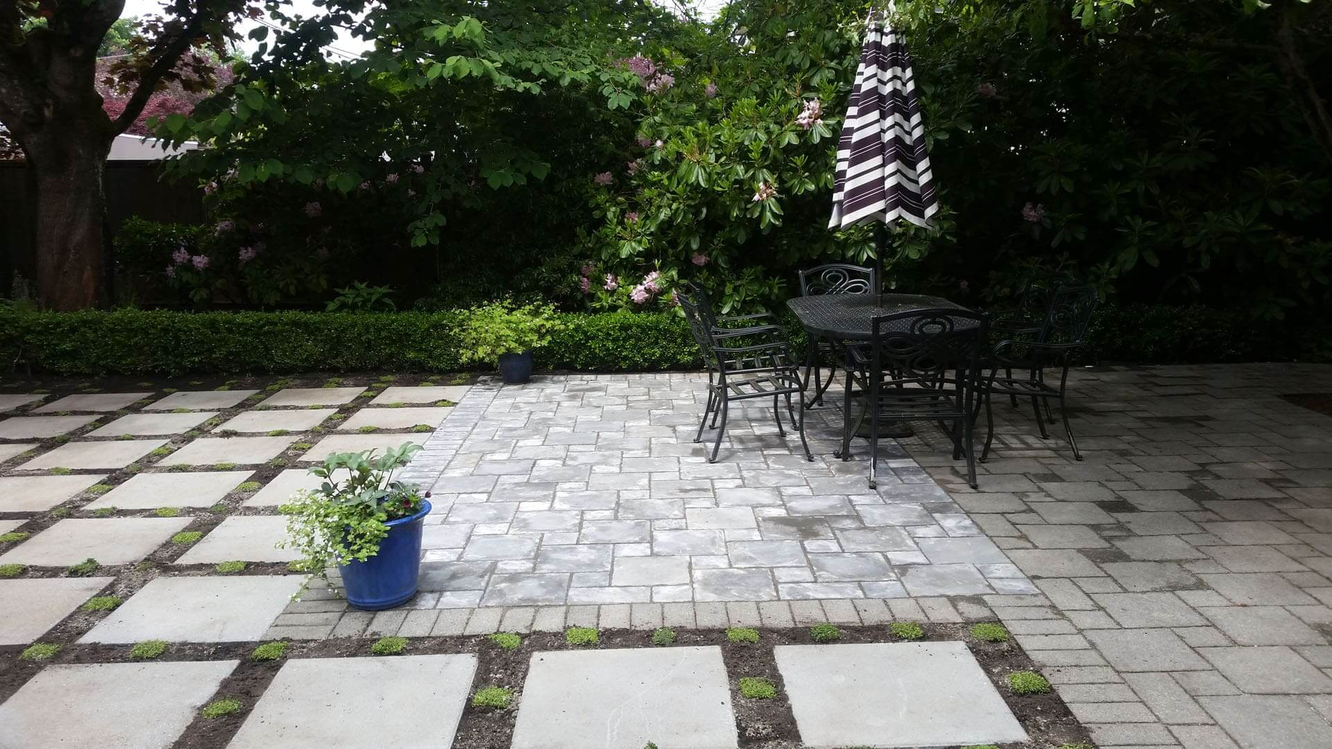Residential Landscaping - Patio Installation detail