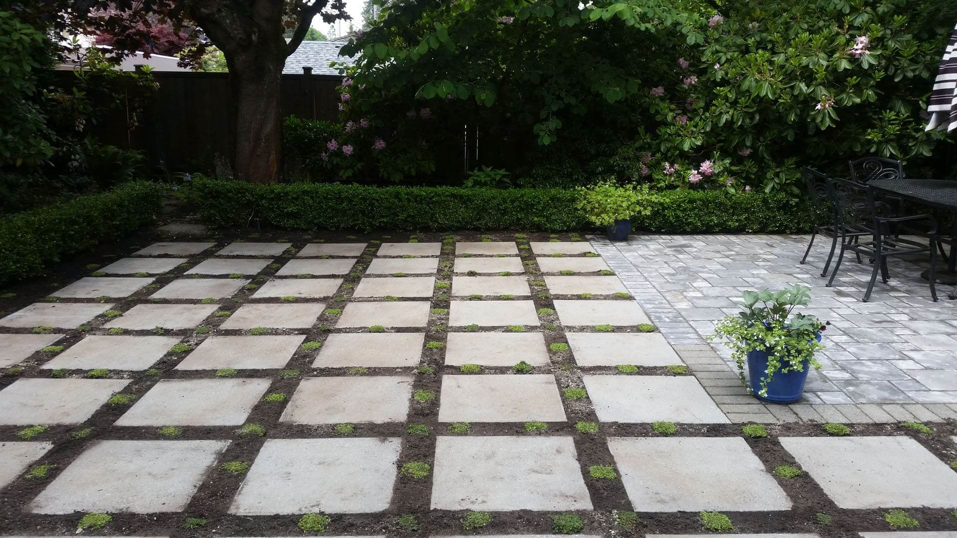 Residential Landscaping - Patio Installation detail